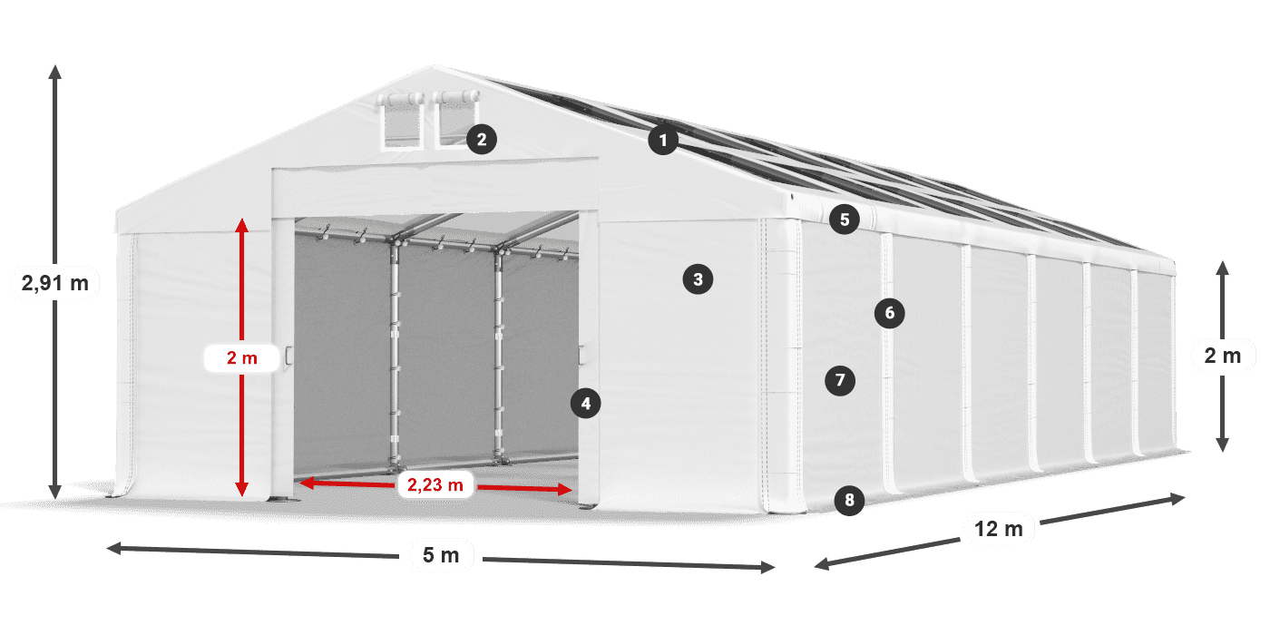 MMST 580 PVC légende 2m