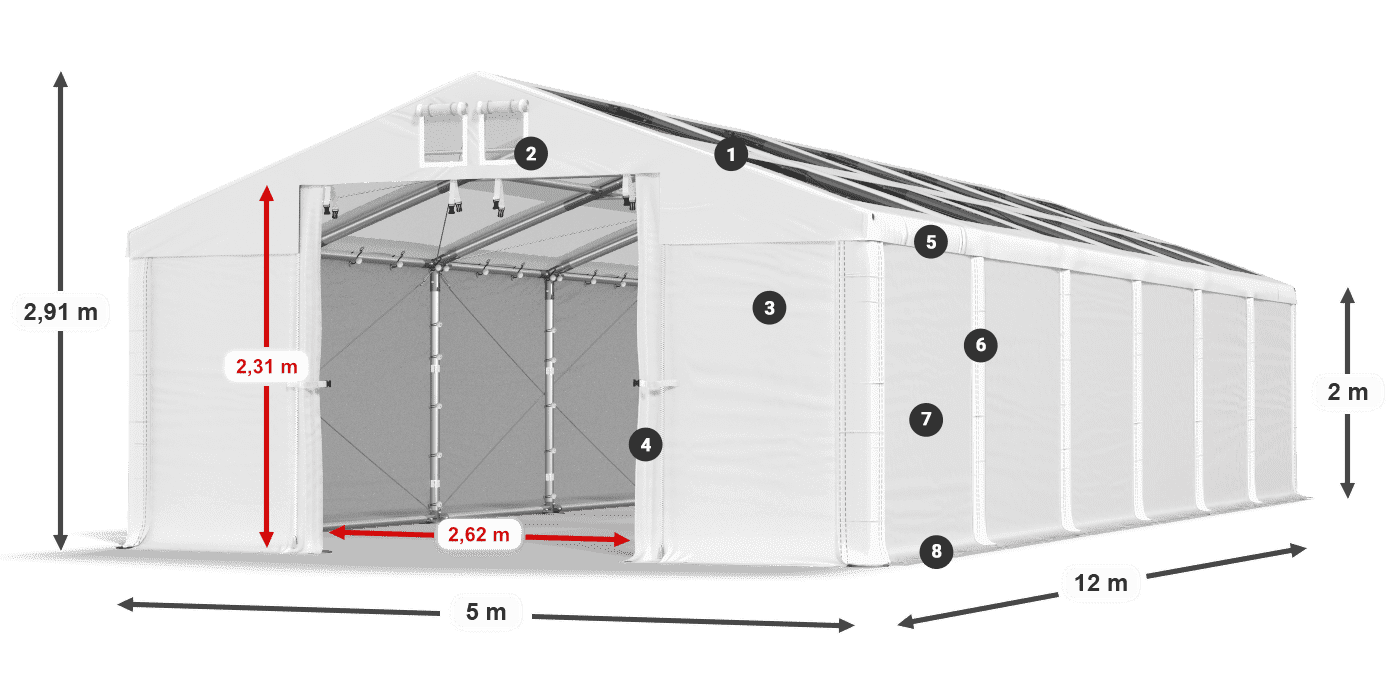MMST 580 PVC légende 2m