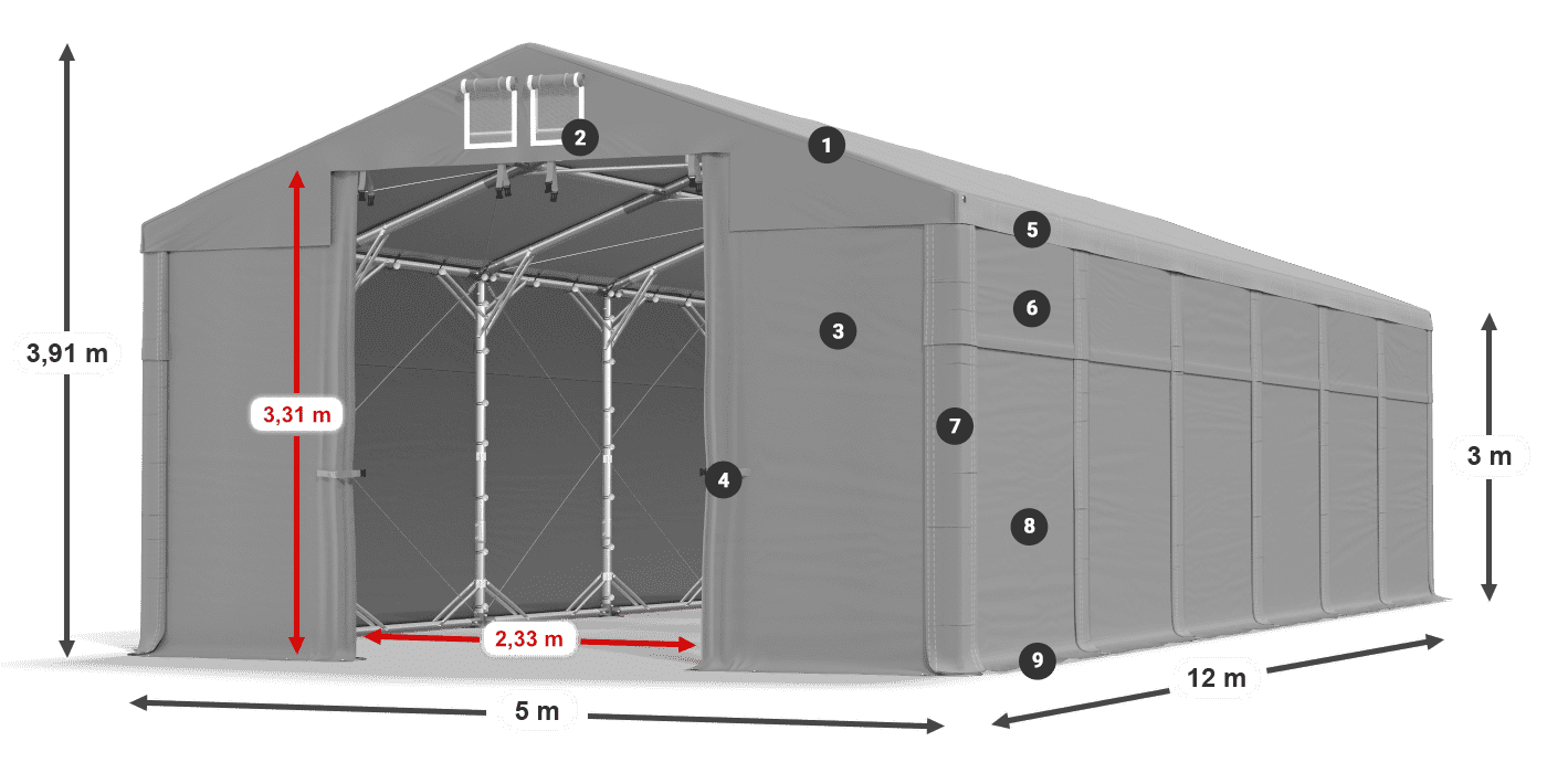 MFR 620 PVC légende 3m