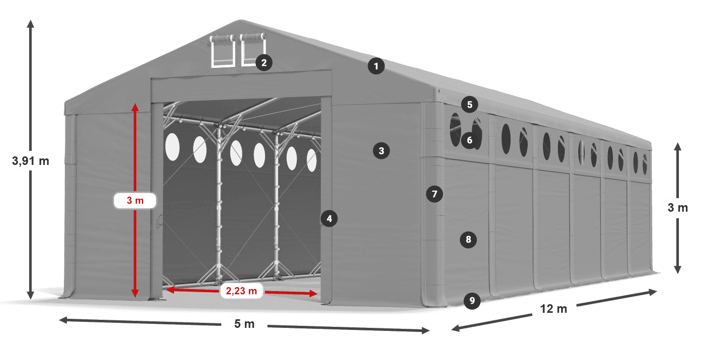 MMSO 580 PVC légende 3m