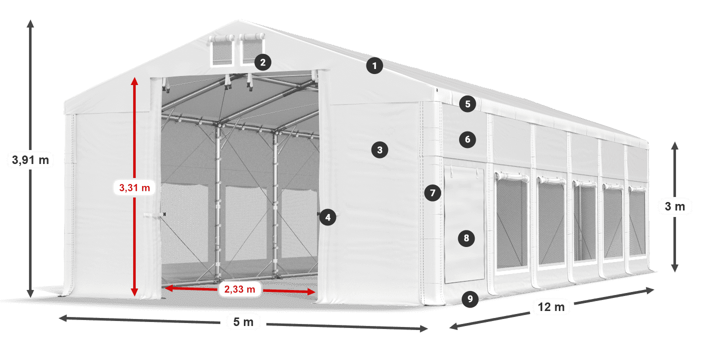 ISDM 560 PVC légende 3m