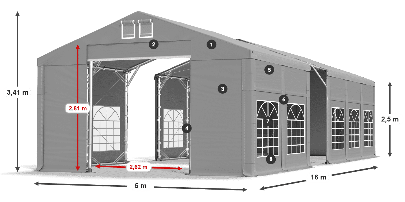 IMS 580 PVC légende 2,5m