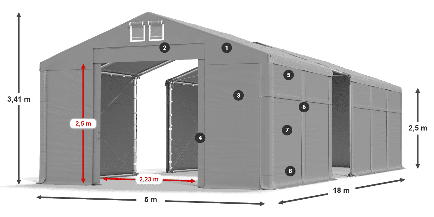 MFR 620 PVC légende 2,5m