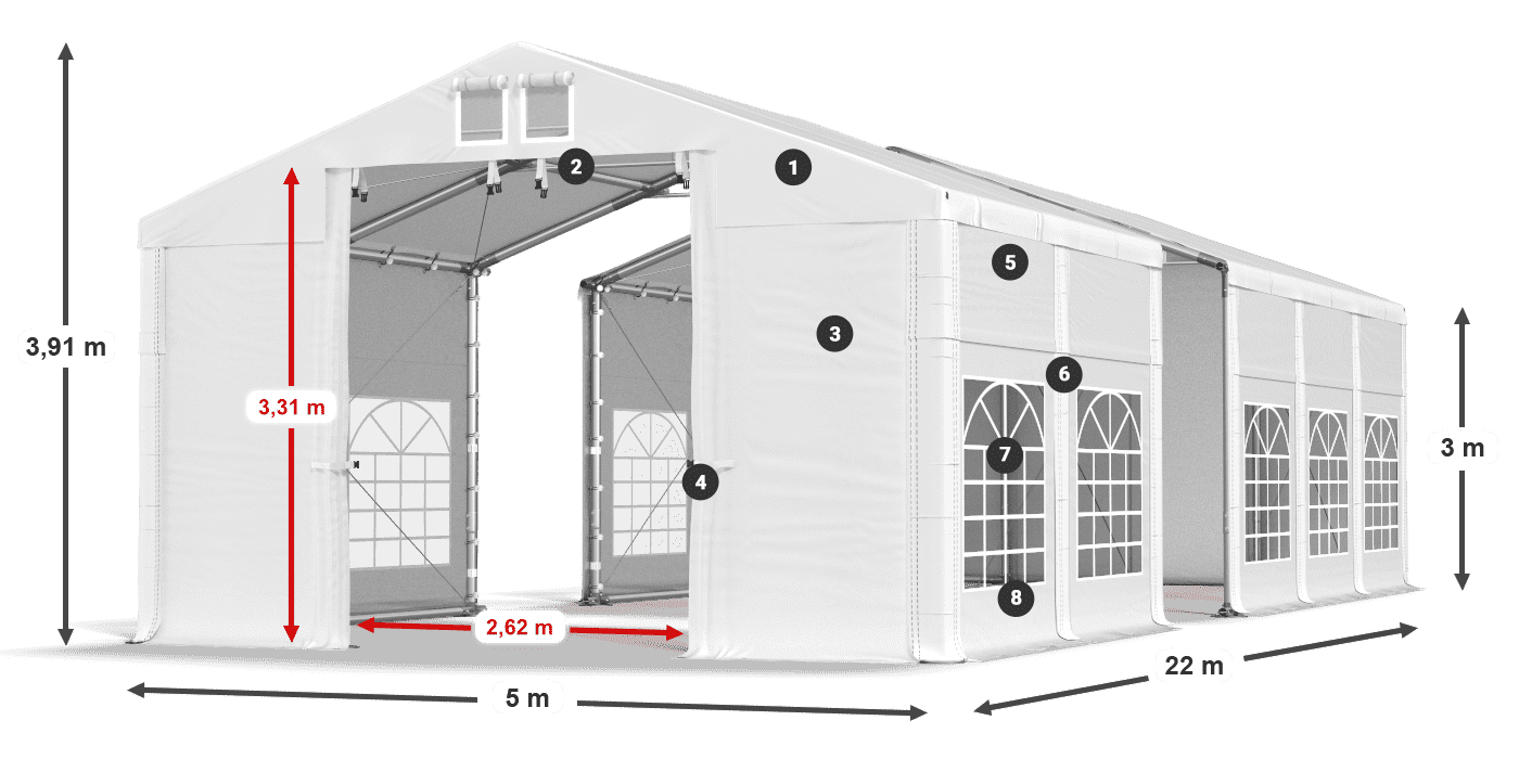 IFR 620 PVC légende 3m