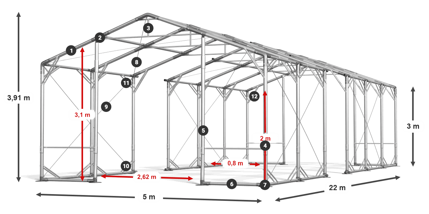 POLAR PLUS légende 2.5m-4m