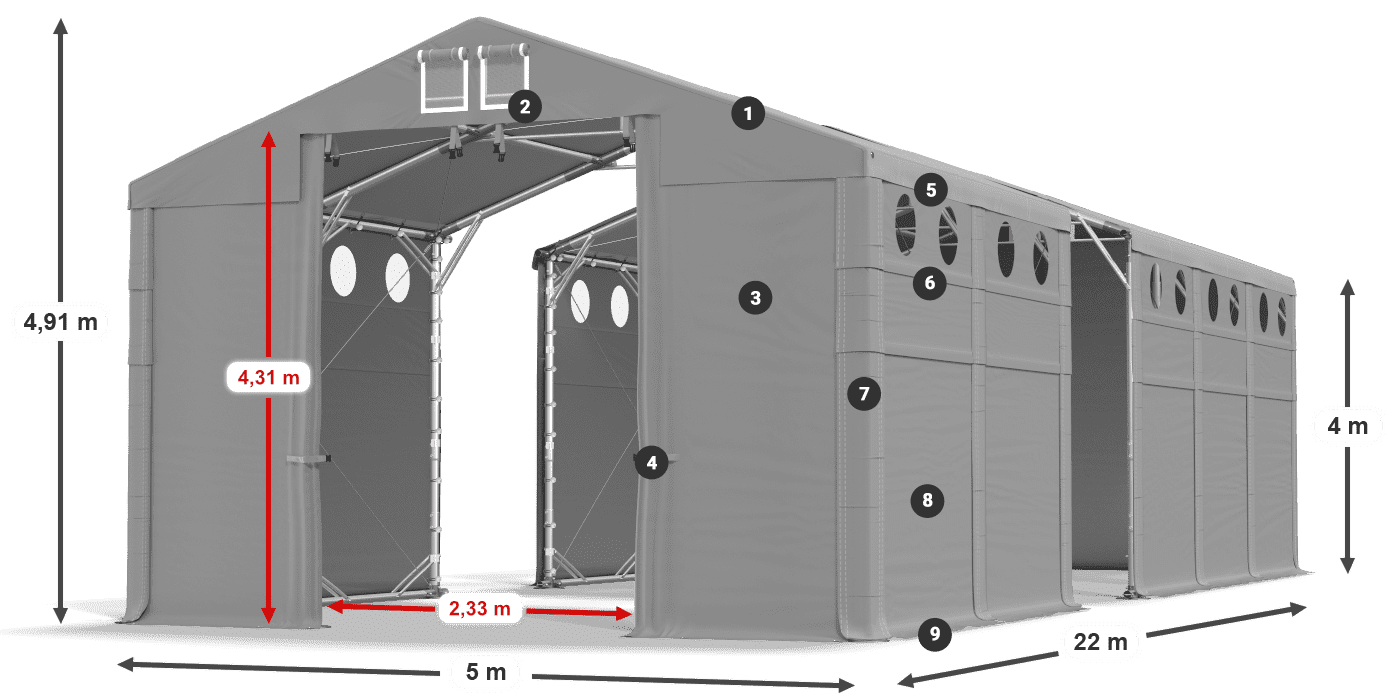 MSDO 560 PVC légende 4m