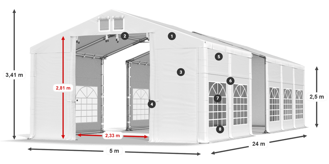 IFR 620 PVC légende 2,5m