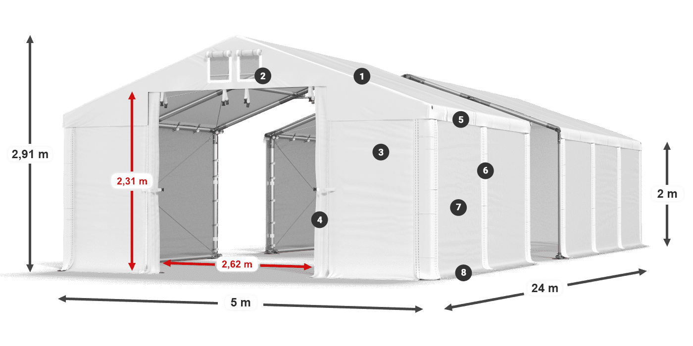 MFR 620 PVC légende 2m