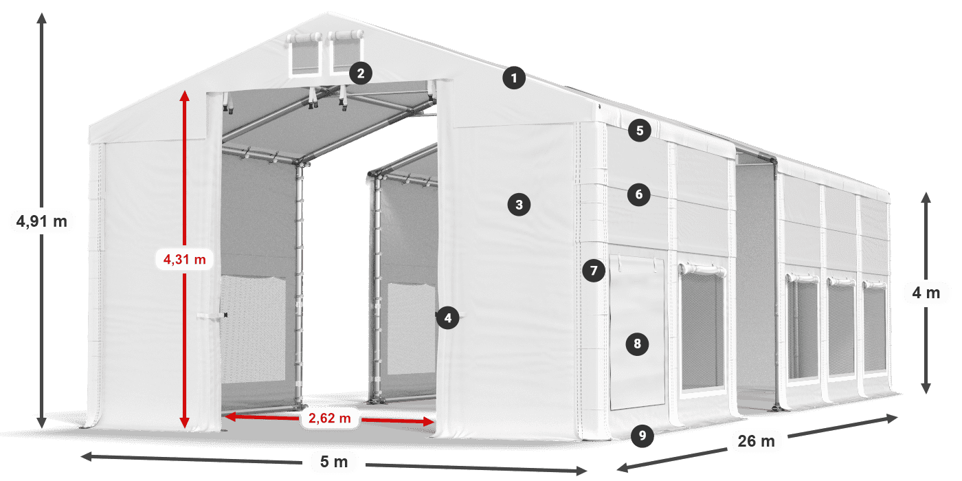 ISDM 560 PVC légende 4m