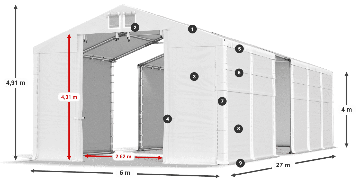 MFR 620 PVC légende 4m