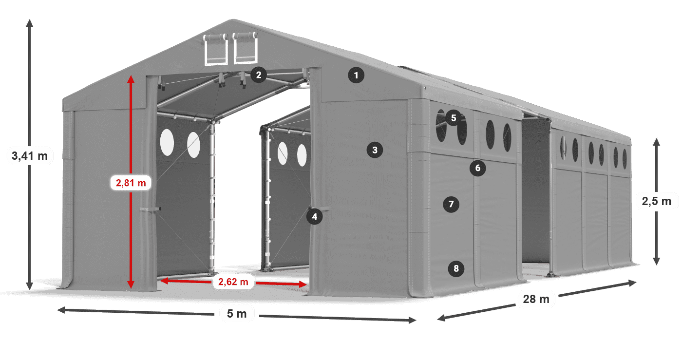 MFRO 620 PVC légende 2,5m
