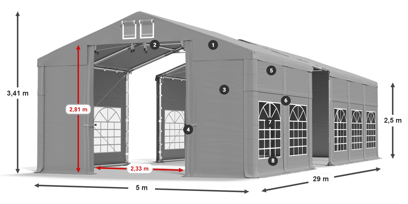 IMS 580 PVC légende 2,5m