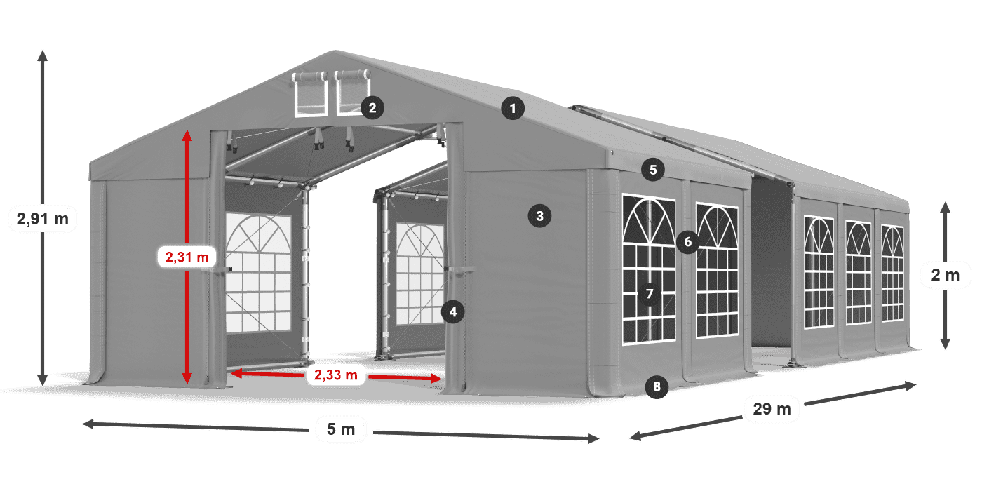 IMS 580 PVC légende 2m