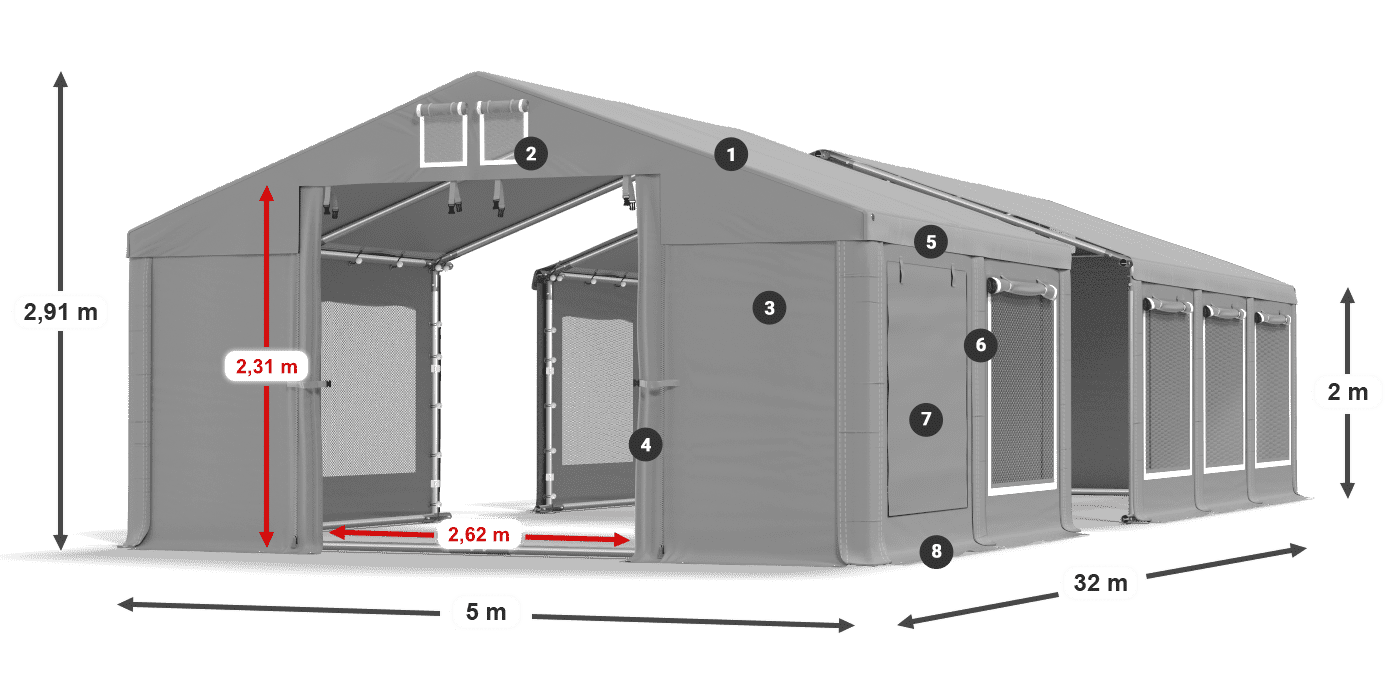 ISDM 560 PVC légende 2m