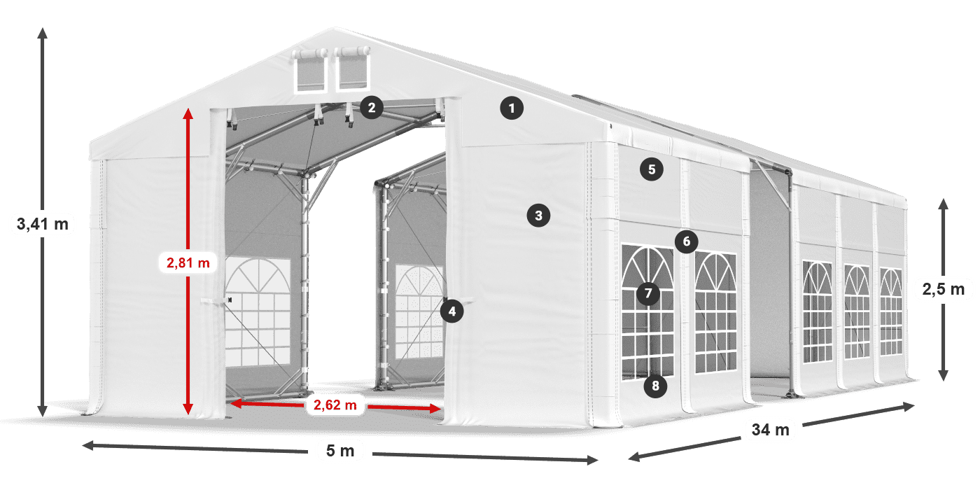 IMS 580 PVC légende 2,5m