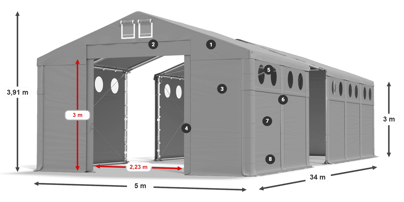 MFRO 620 PVC légende 3m