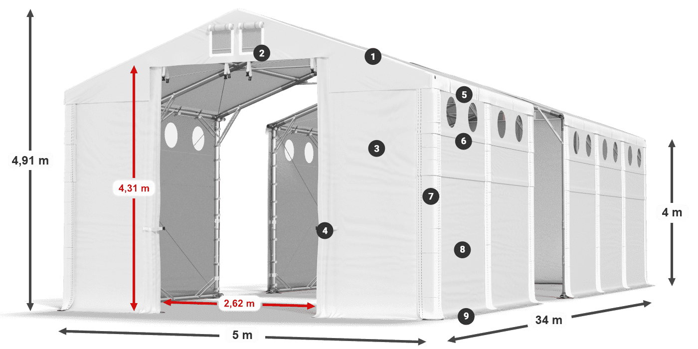 MFRO 620 PVC légende 4m