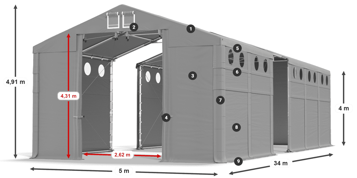 MSDO 560 PVC légende 4m