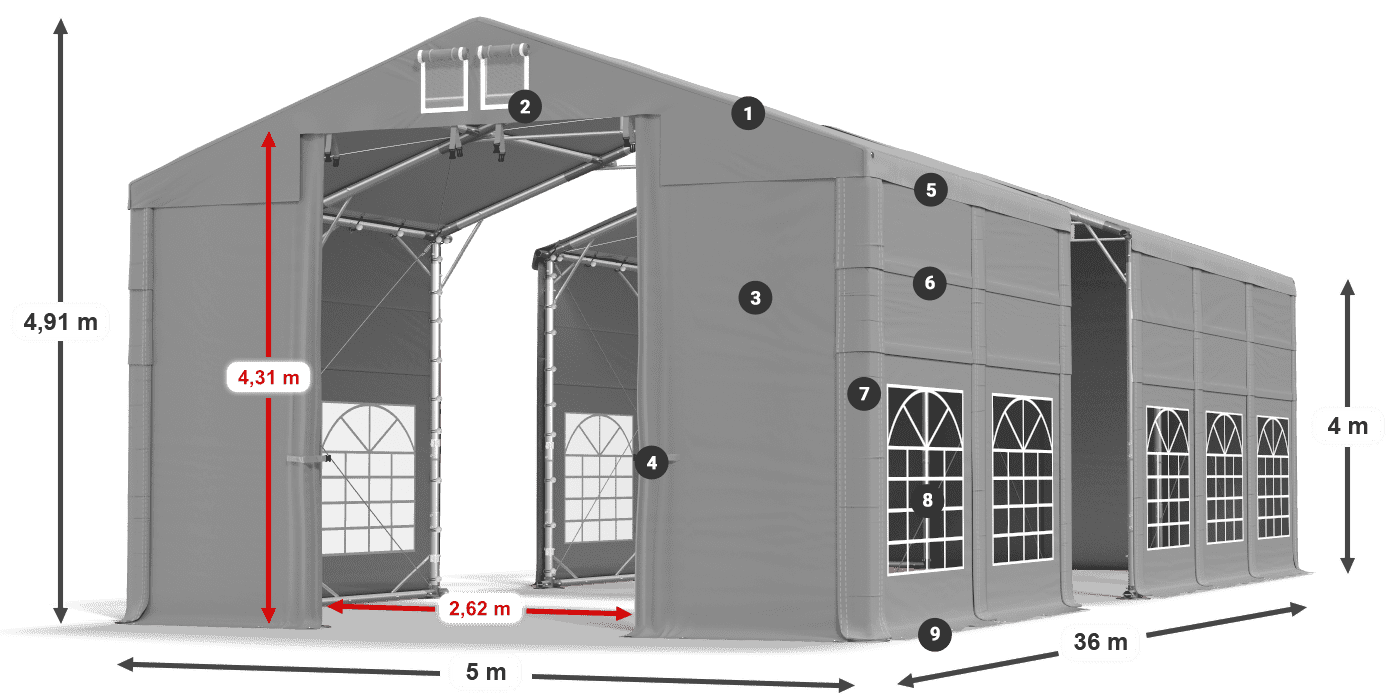 IMS 580 PVC légende 4m