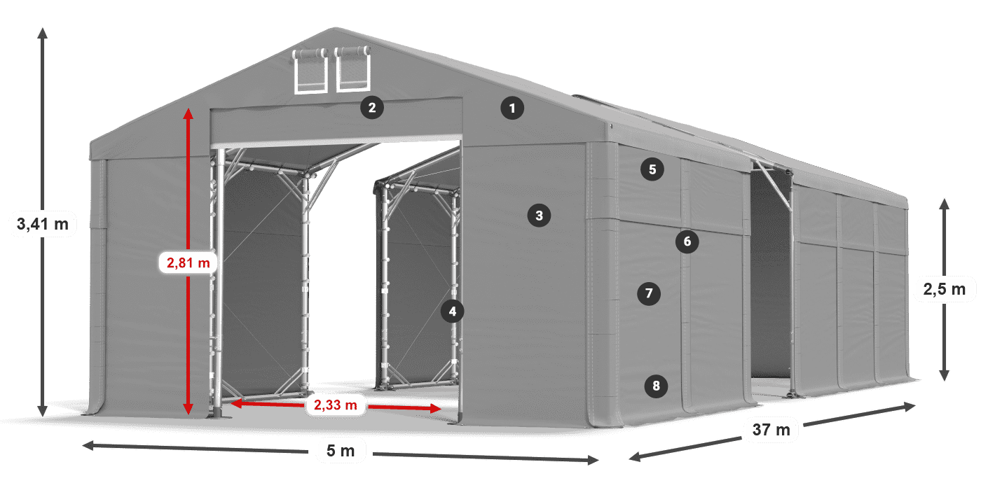 MFR 620 PVC légende 2,5m