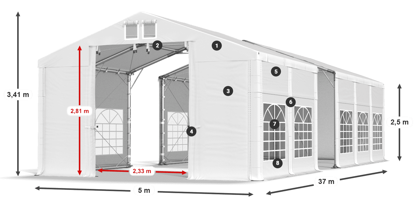 IMS 580 PVC légende 2,5m
