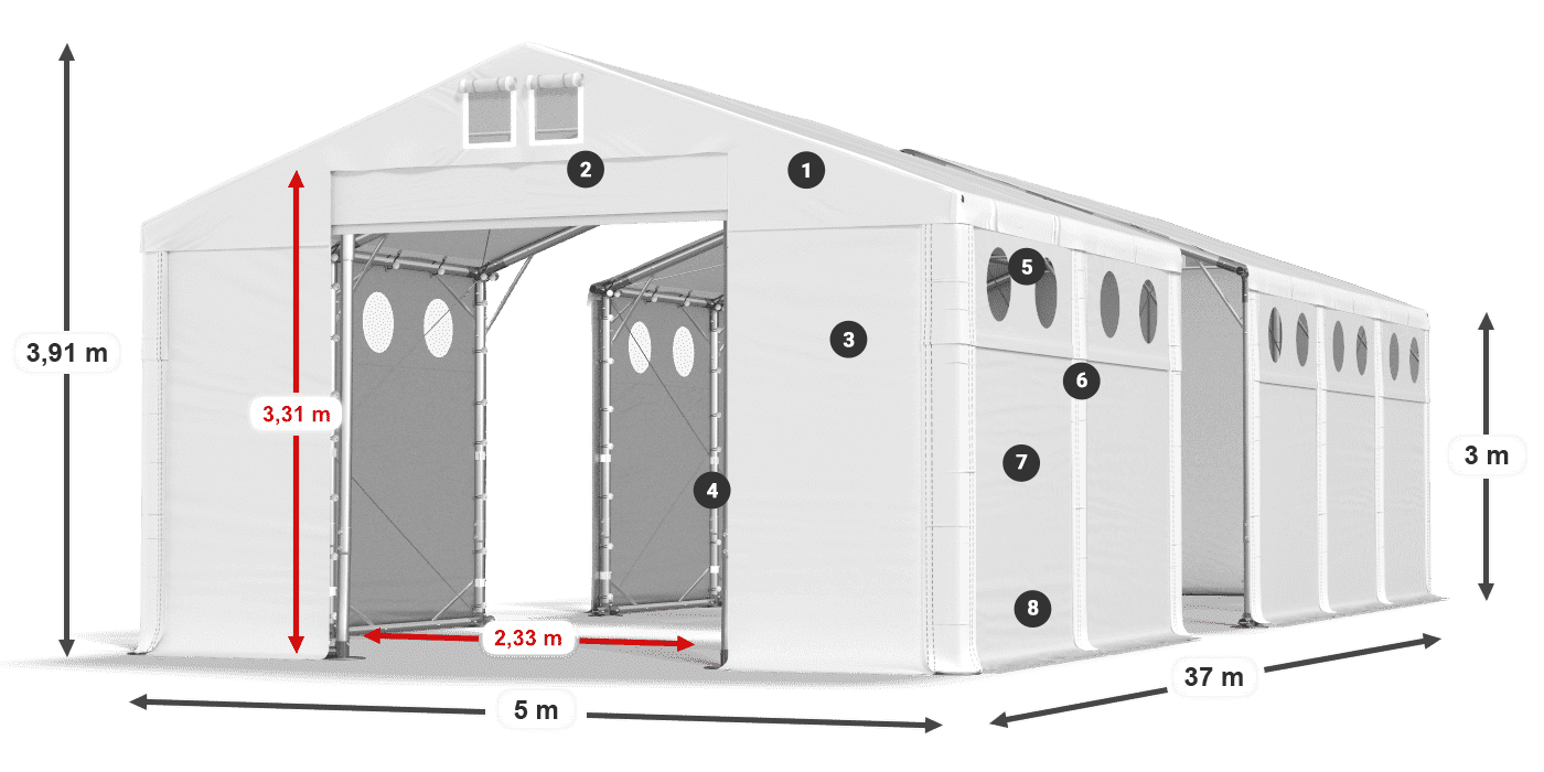 MFRO 620 PVC légende 3m