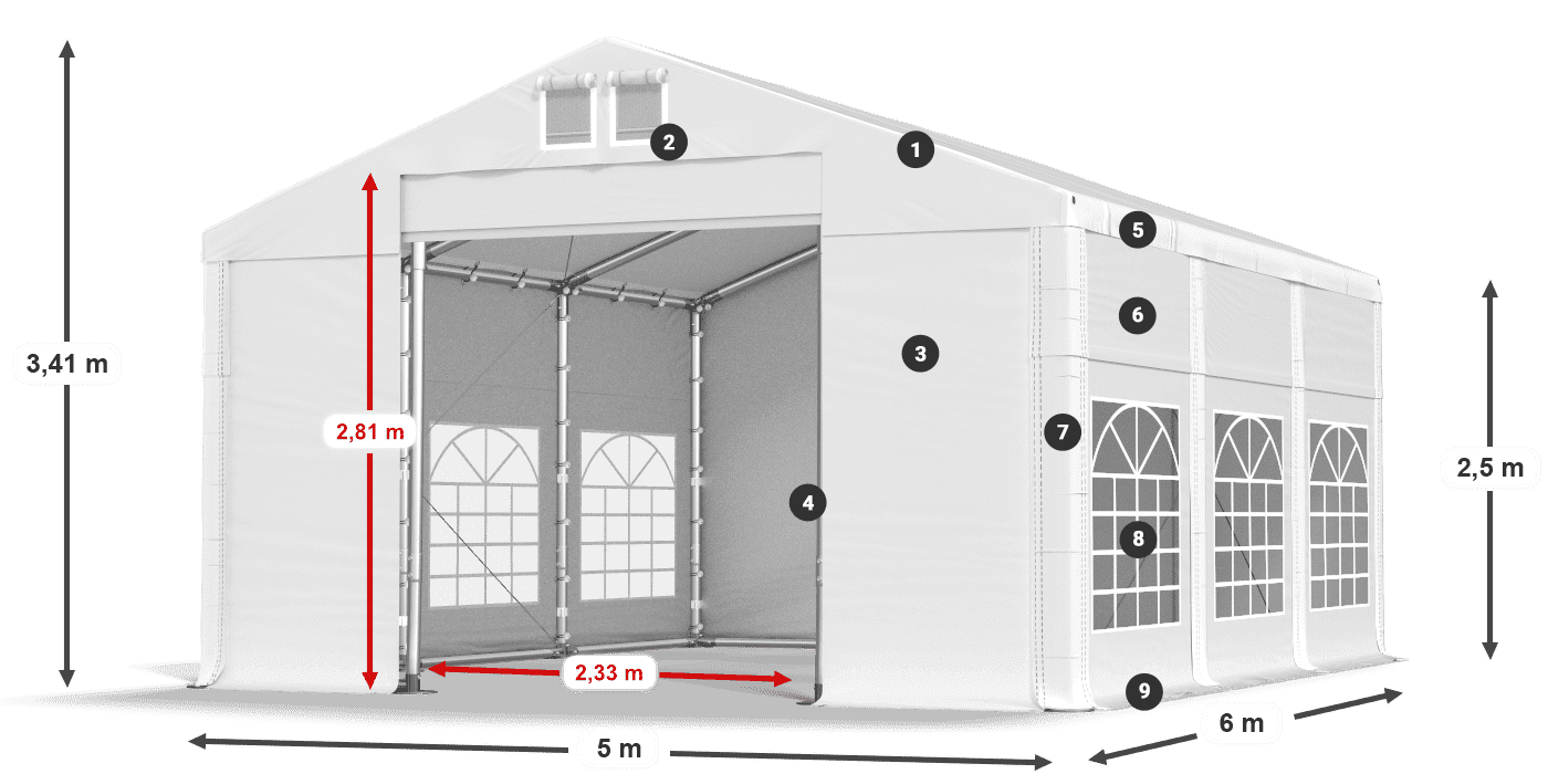 IFR 620 PVC légende 2,5m