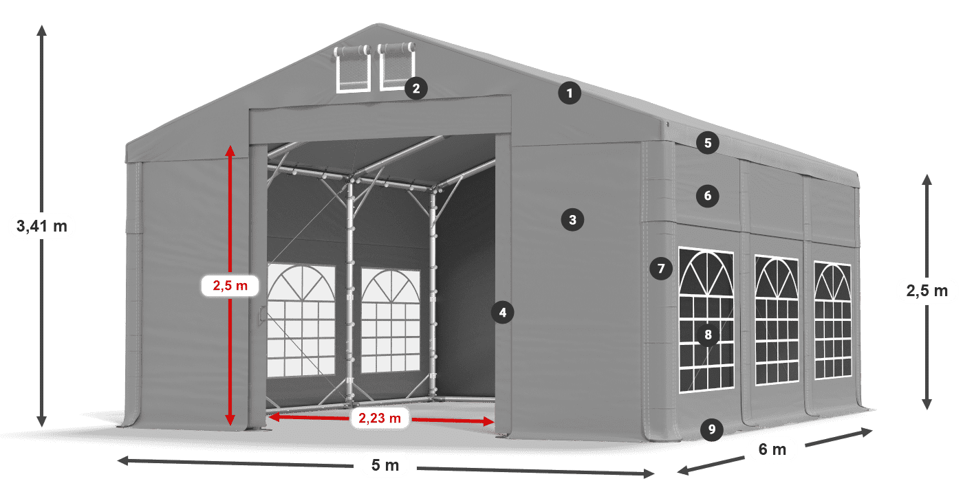IMS 580 PVC légende 2,5m