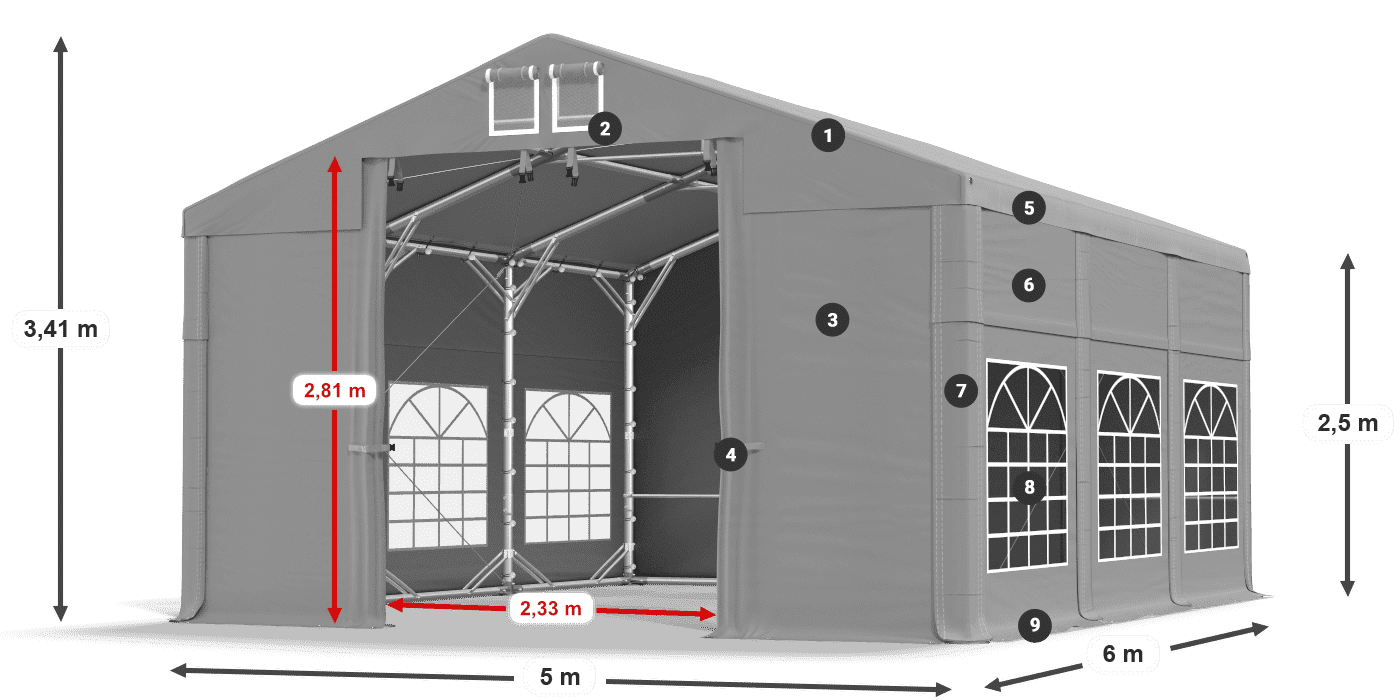 IMS 580 PVC légende 2,5m