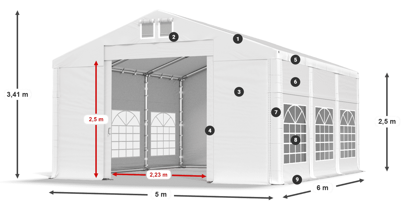 IMS 580 PVC légende 2,5m