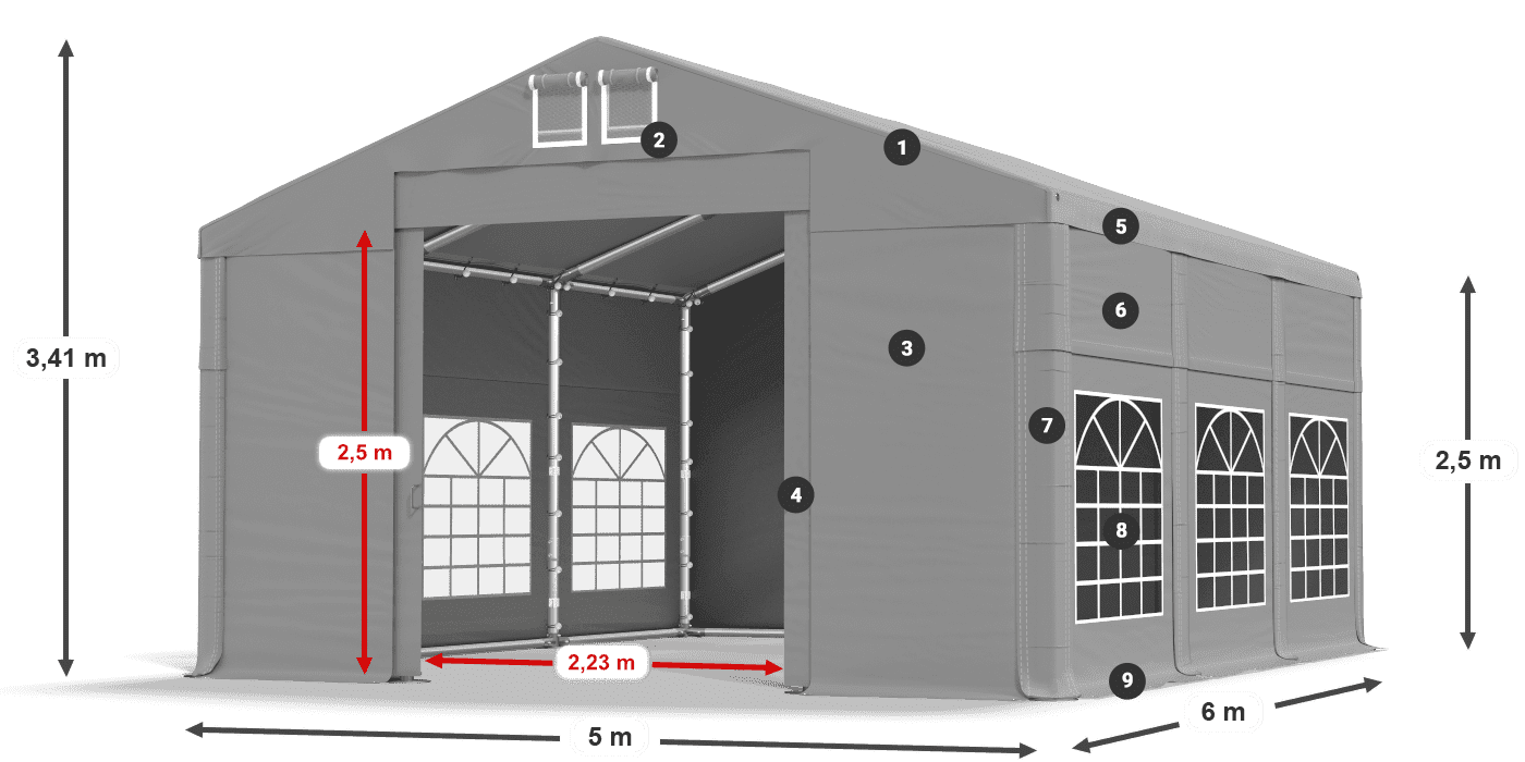 IMS 580 PVC légende 2,5m