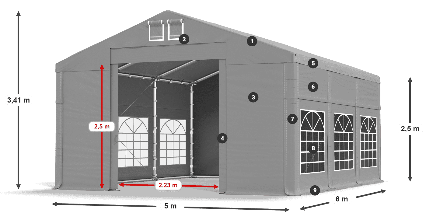 IMS 580 PVC légende 2,5m