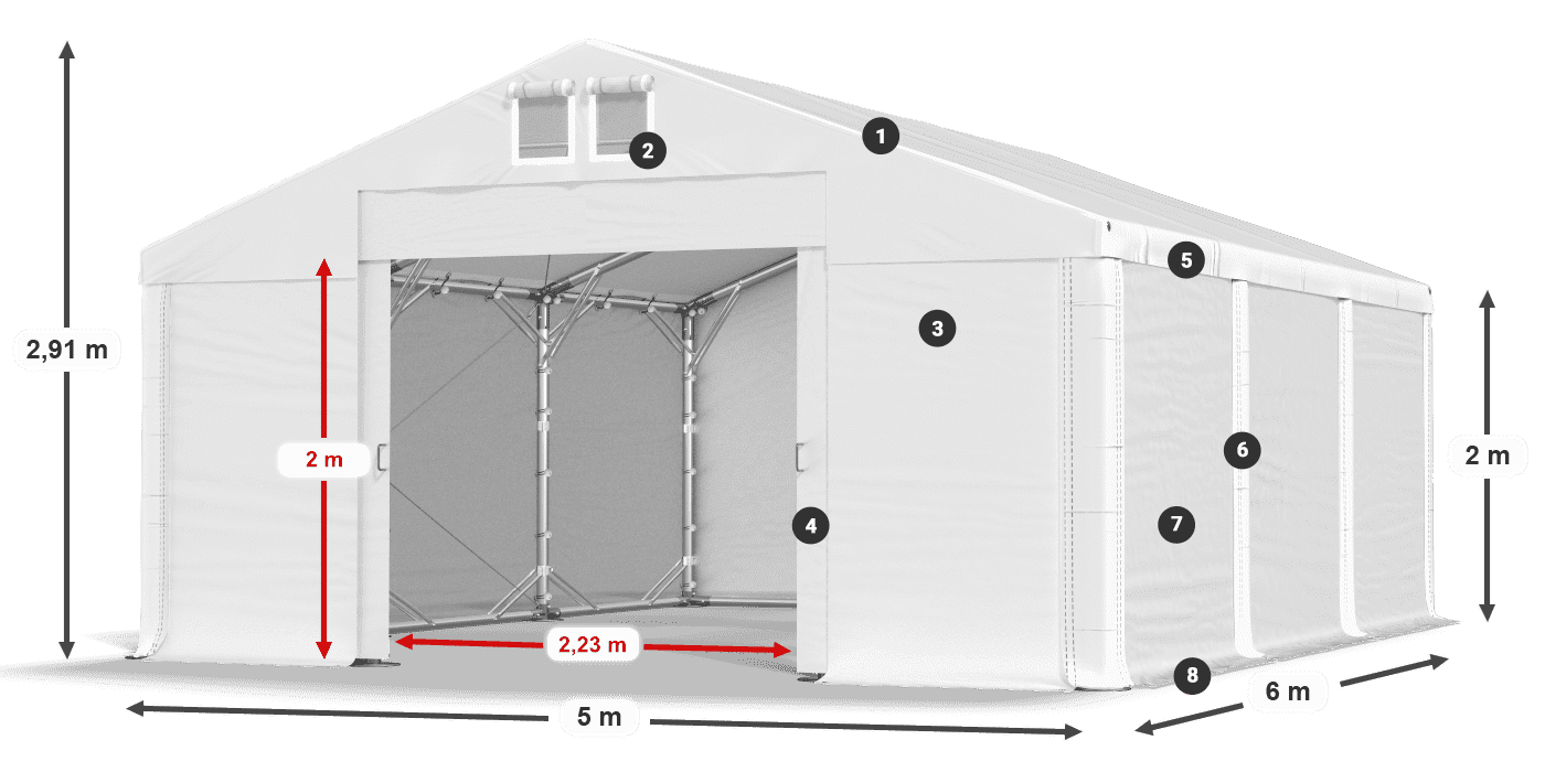MFR 620 PVC légende 2m