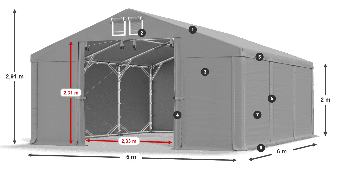 MFR 620 PVC légende 2m