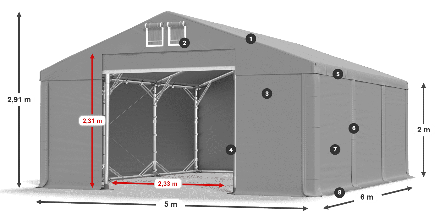MFR 620 PVC légende 2m