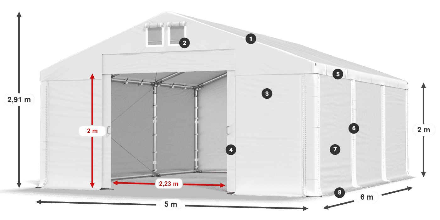 MFR 620 PVC légende 2m