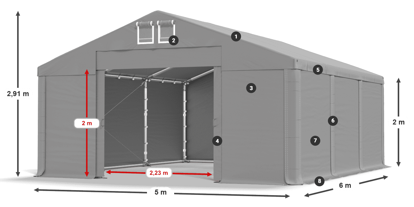 MFR 620 PVC légende 2m