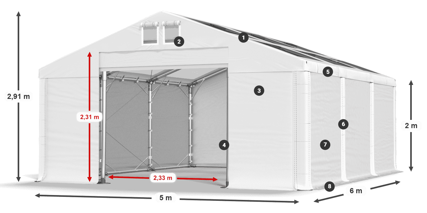 MMST 580 PVC légende 2m