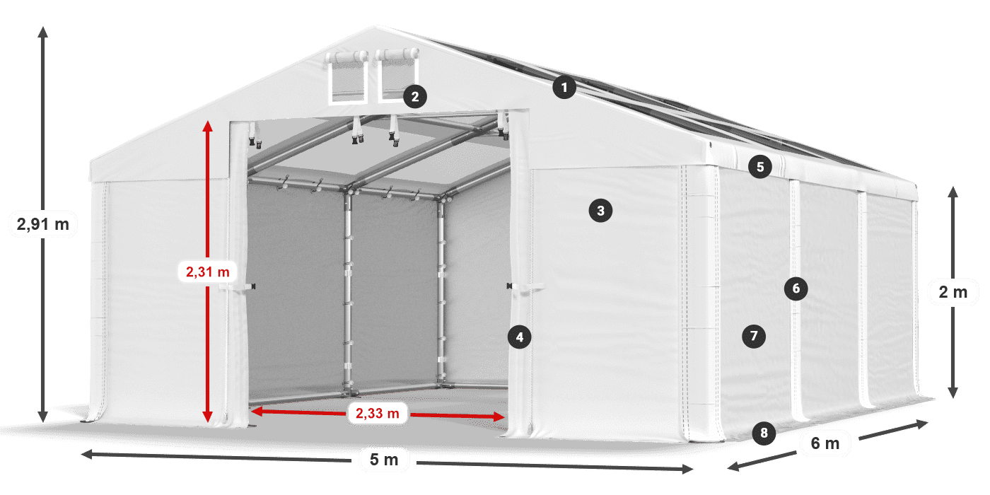 MMST 580 PVC légende 2m