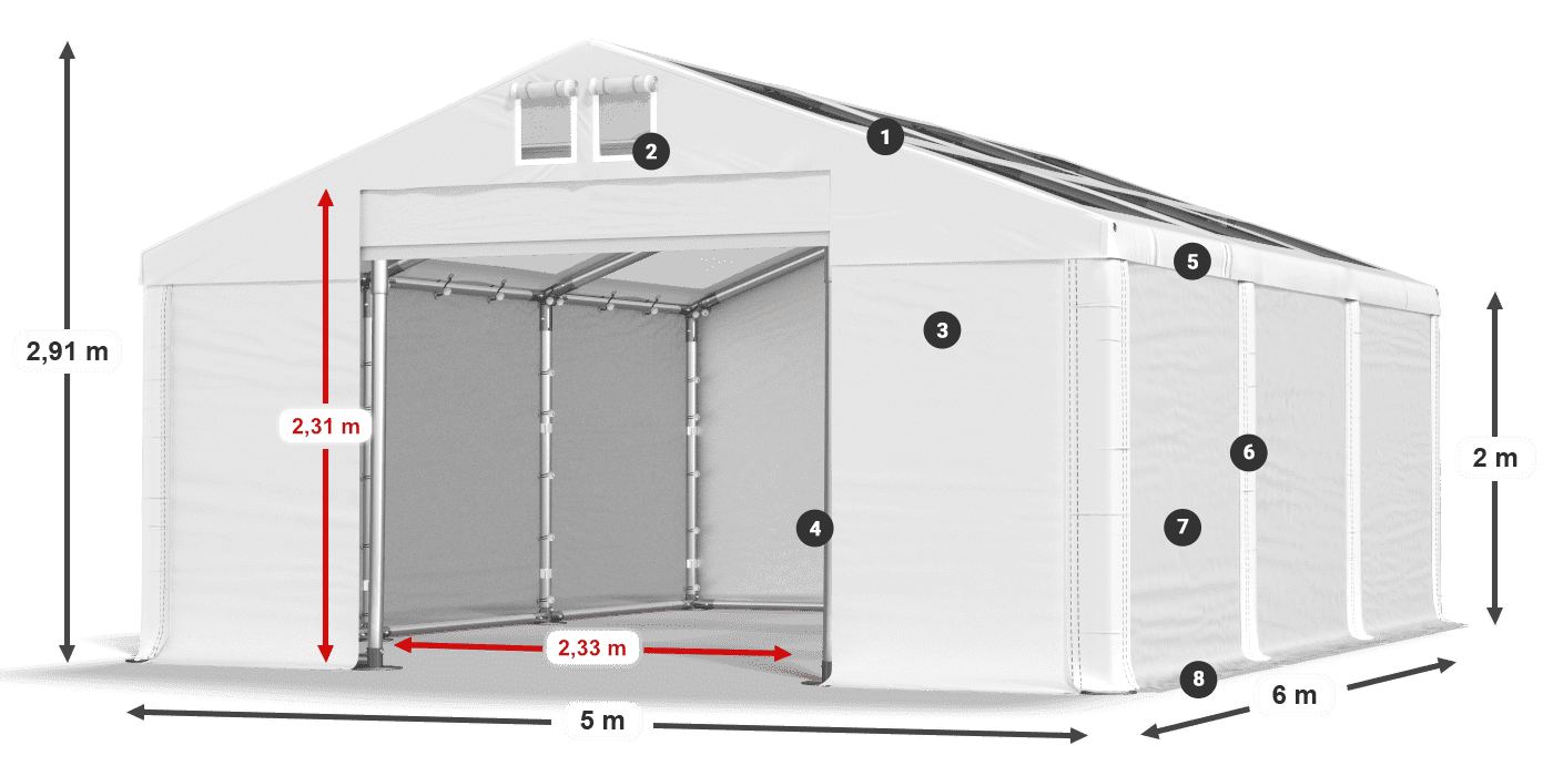 MMST 580 PVC légende 2m