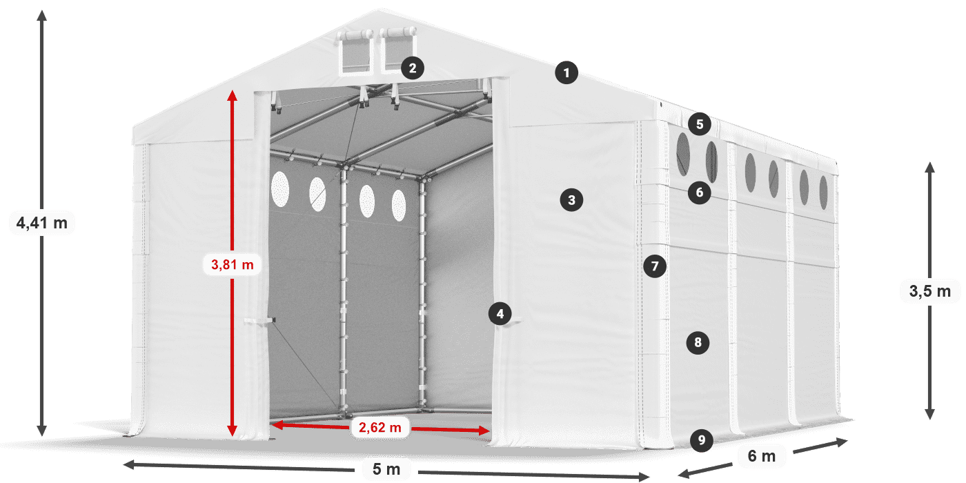 MFRO 620 PVC légende 3,5m