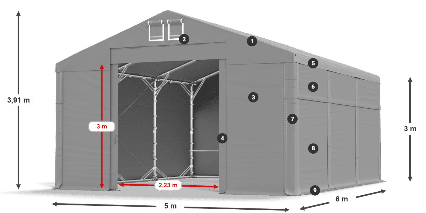 MFR 620 PVC légende 3m