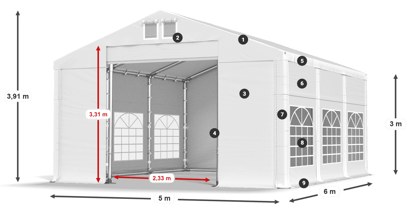 IFR 620 PVC légende 3m
