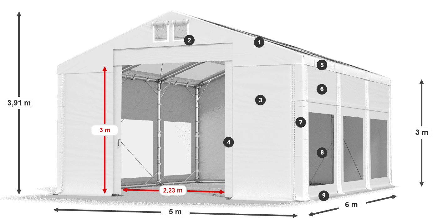 IMST 580 PVC légende 3m