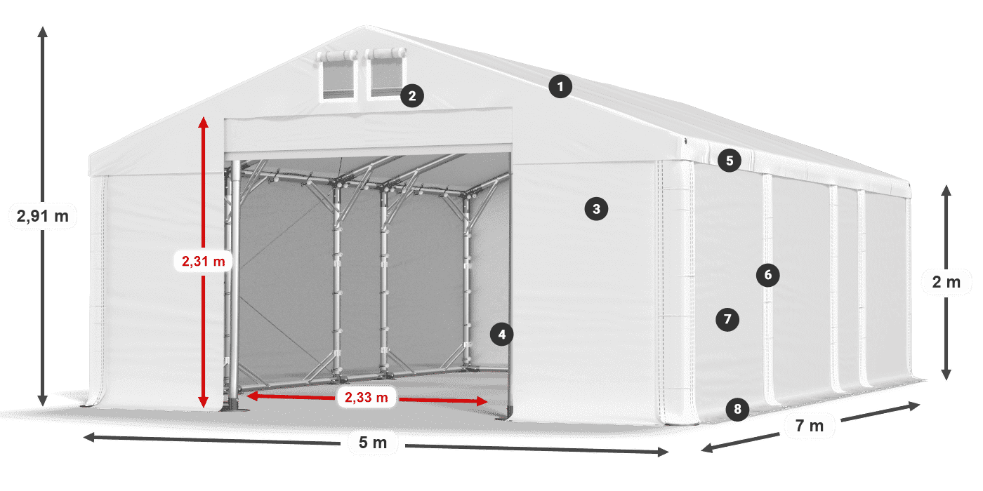 MFR 620 PVC légende 2m