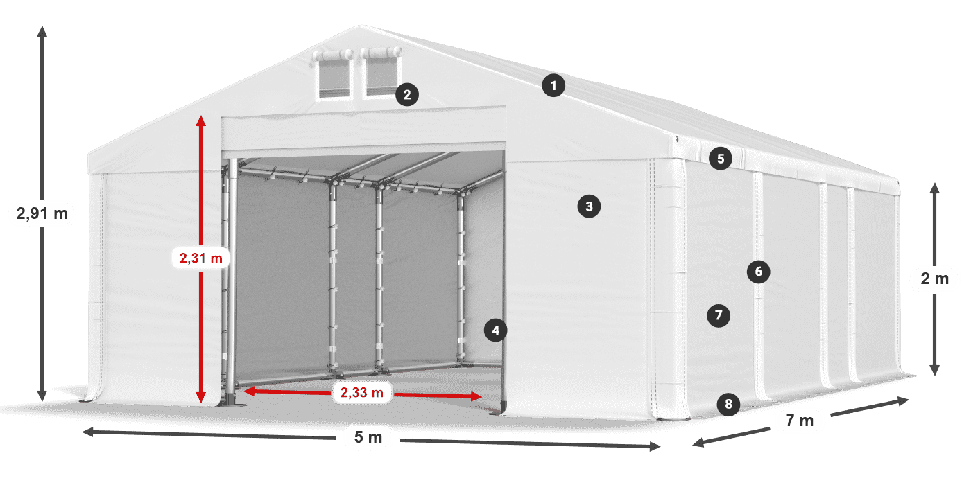 MFR 620 PVC légende 2m