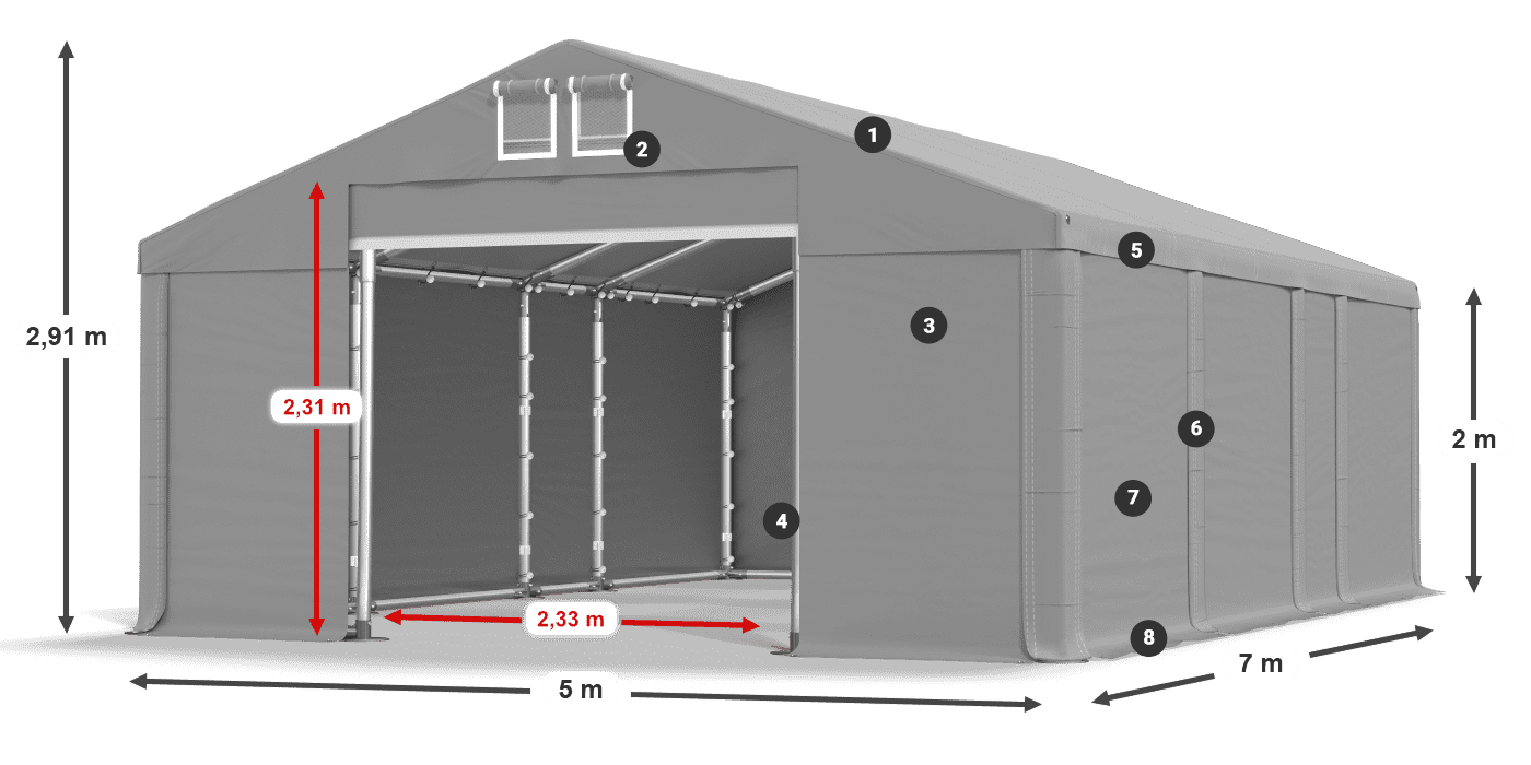 MFR 620 PVC légende 2m