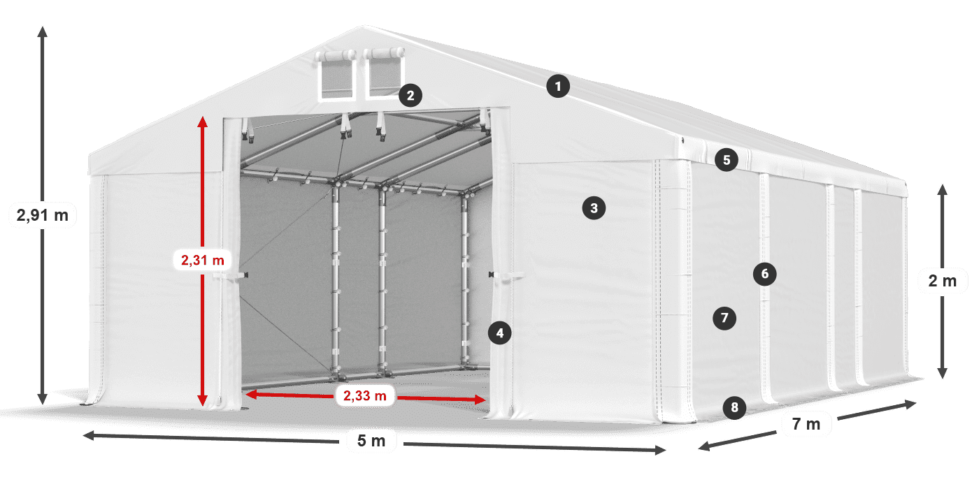 MFR 620 PVC légende 2m