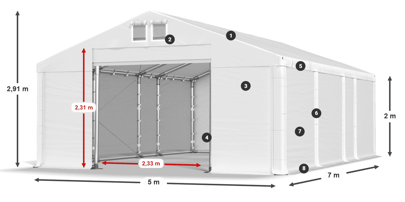 MFR 620 PVC légende 2m