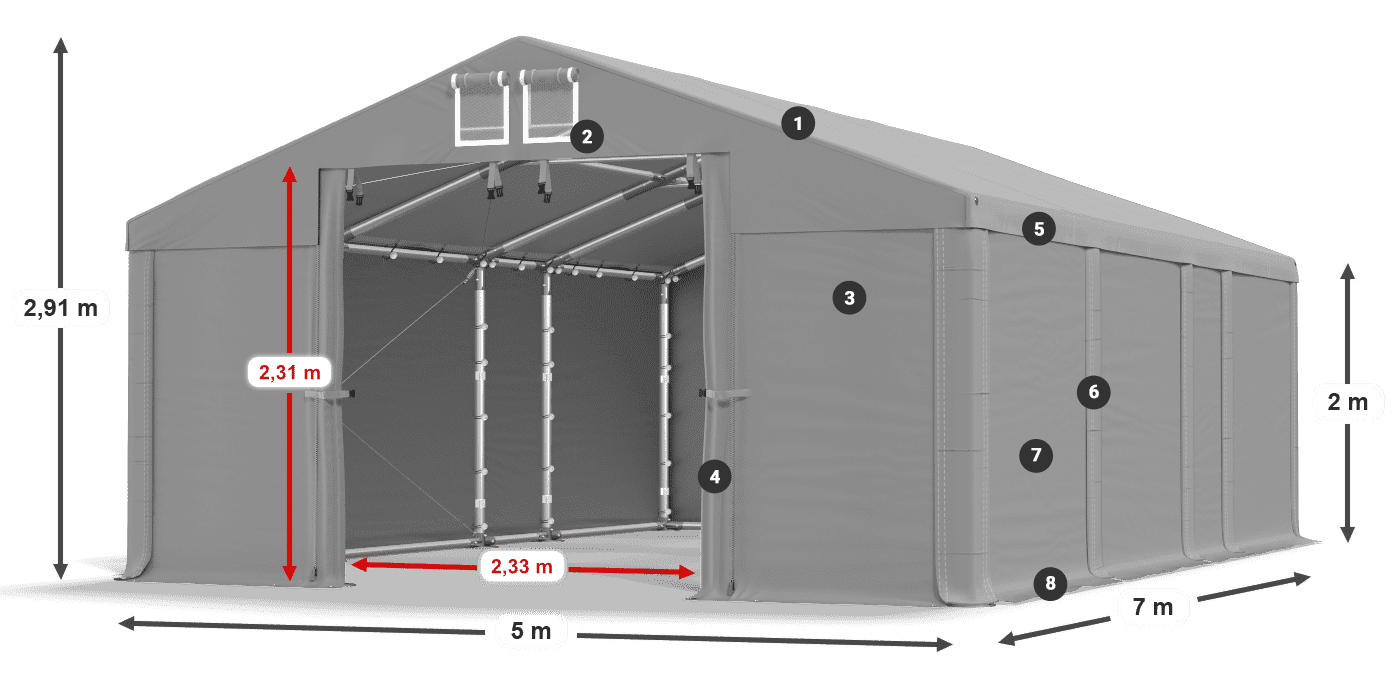 MFR 620 PVC légende 2m